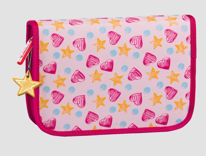 Penál naplněný Srdíčka, 2 klopy