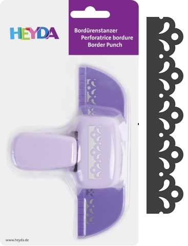 Děrovač okrajový - bordura slzičky