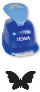 Děrovač modrý 25mm - motýl