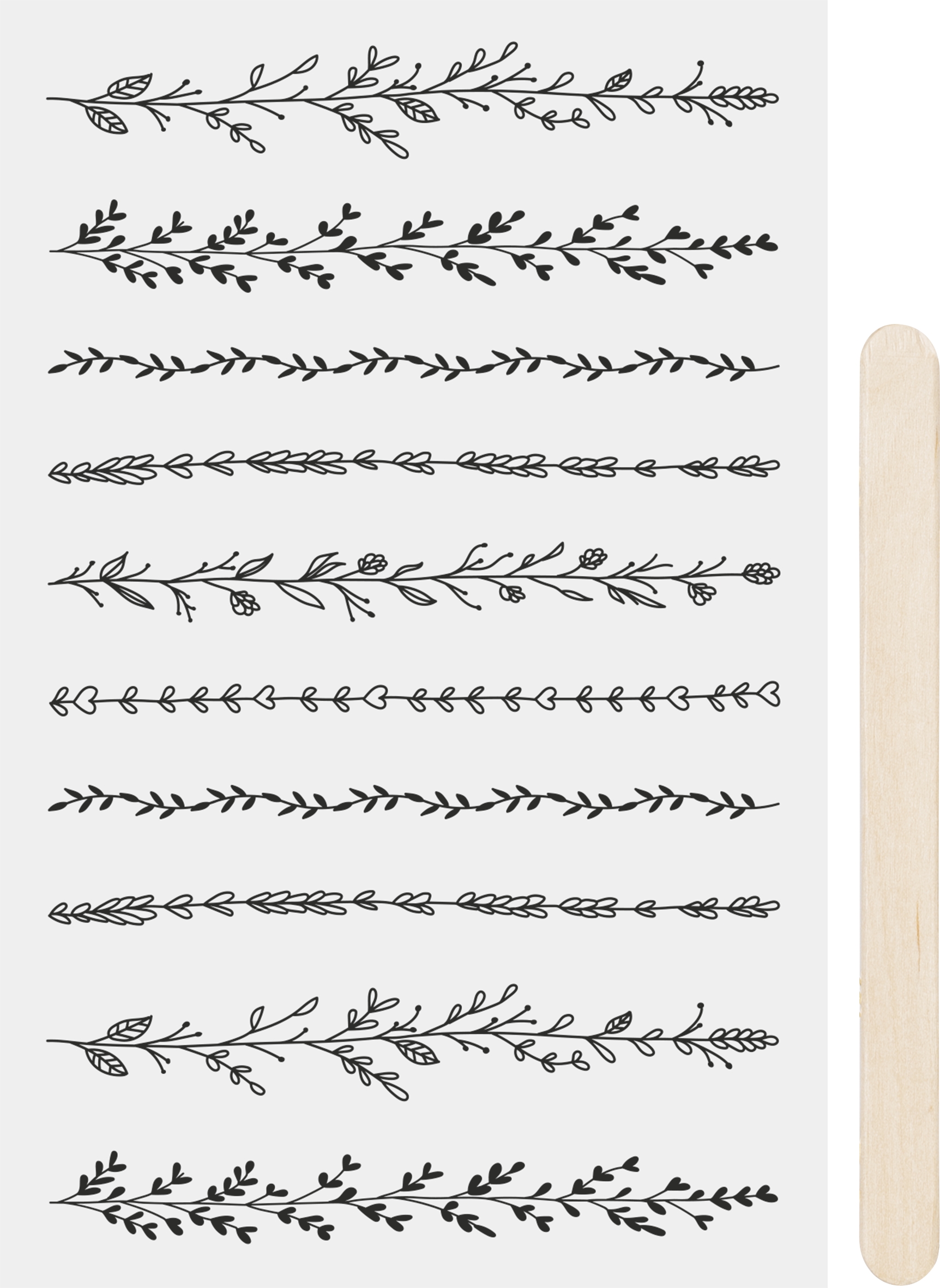 Propisoty 10x19 cm - bordury černé