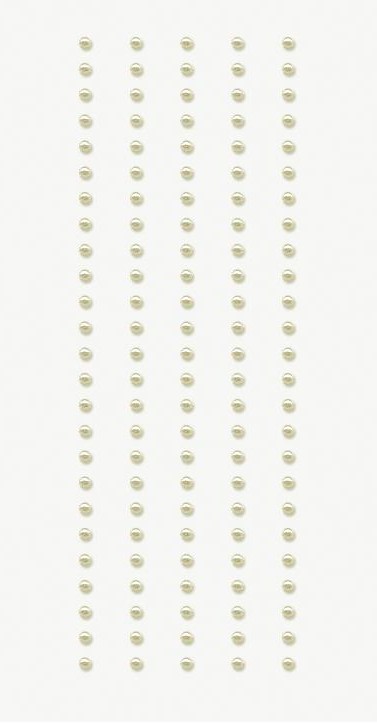 Samolepky perly kulaté malé 125ks