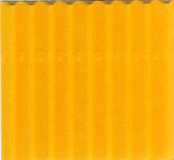 10 ks Karton 50x70 300g vlnitý žlutý