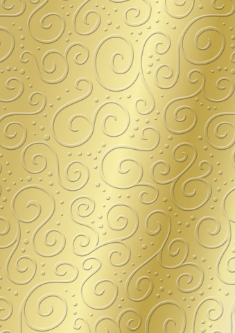 10 ks Karton reliéf A4 220g Milano zlatý