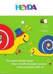 10 ks Barevný papír šnek 25x35 130g