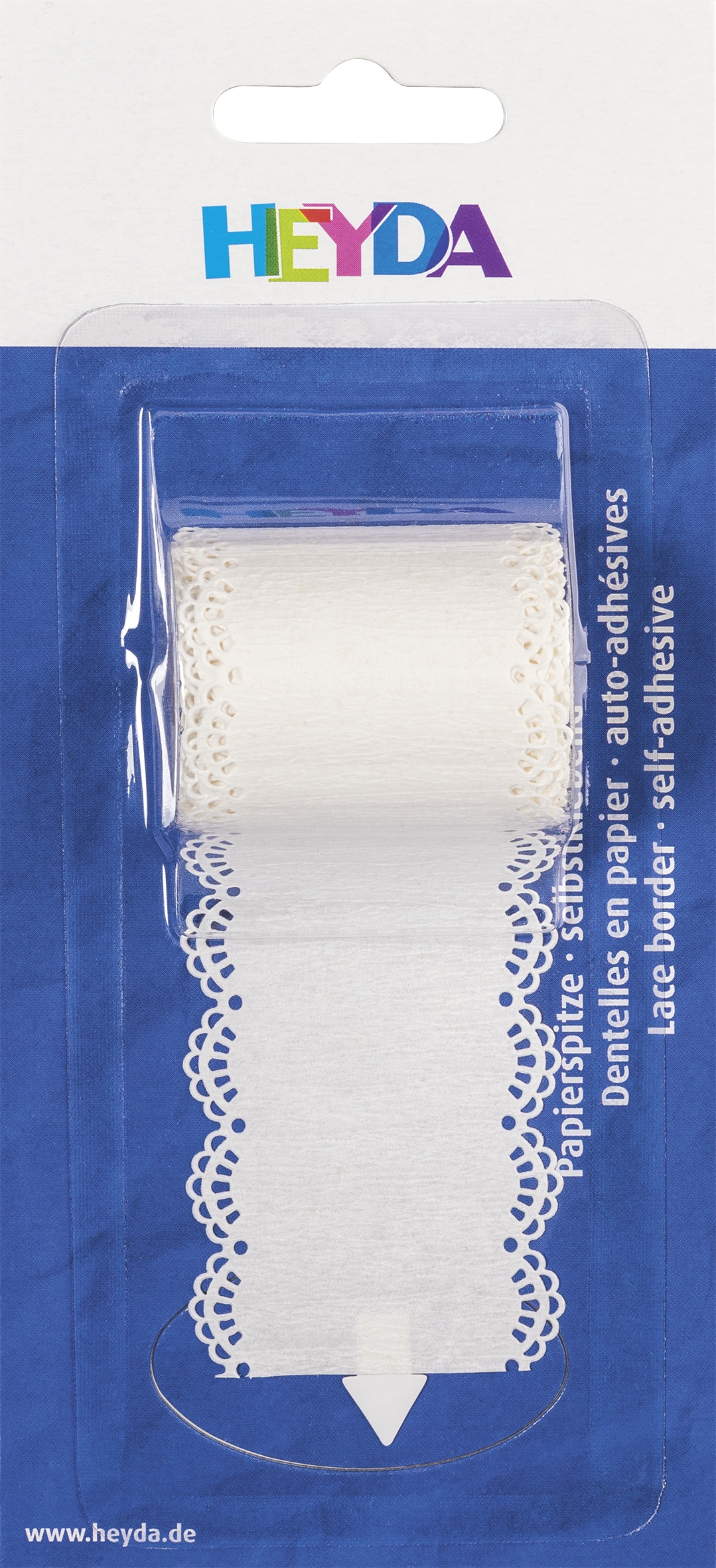 Samolepicí krajka 2 m - 41 mm bílý