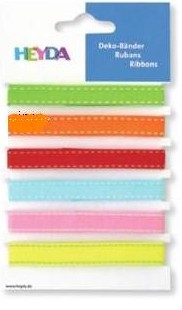 6ks stuha 90cm, šířka 1cm