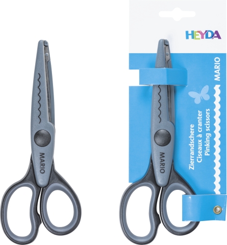 Ozdobné nůžky Mario černé