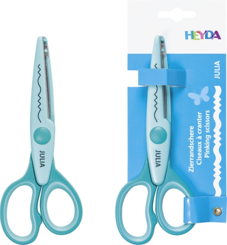 Ozdobné nůžky Julia tyrkys