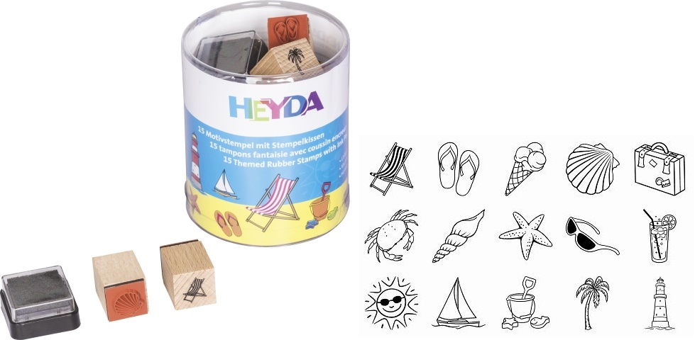 15 ks Razítka - dovolená