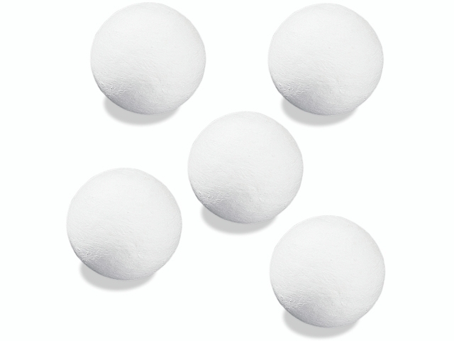 10 ks Vatové kuličky, průměr 35 mm