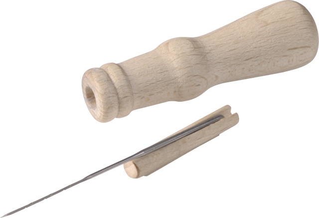 Dřevěná rukojeť pro plsticí jehlu