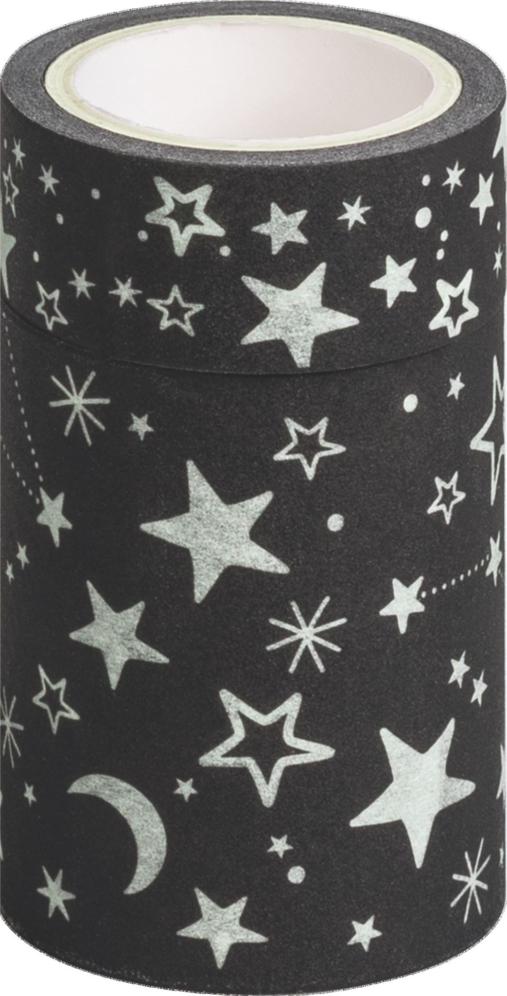 Ozdobná lepicí páska se světelným efektem, hvězdy