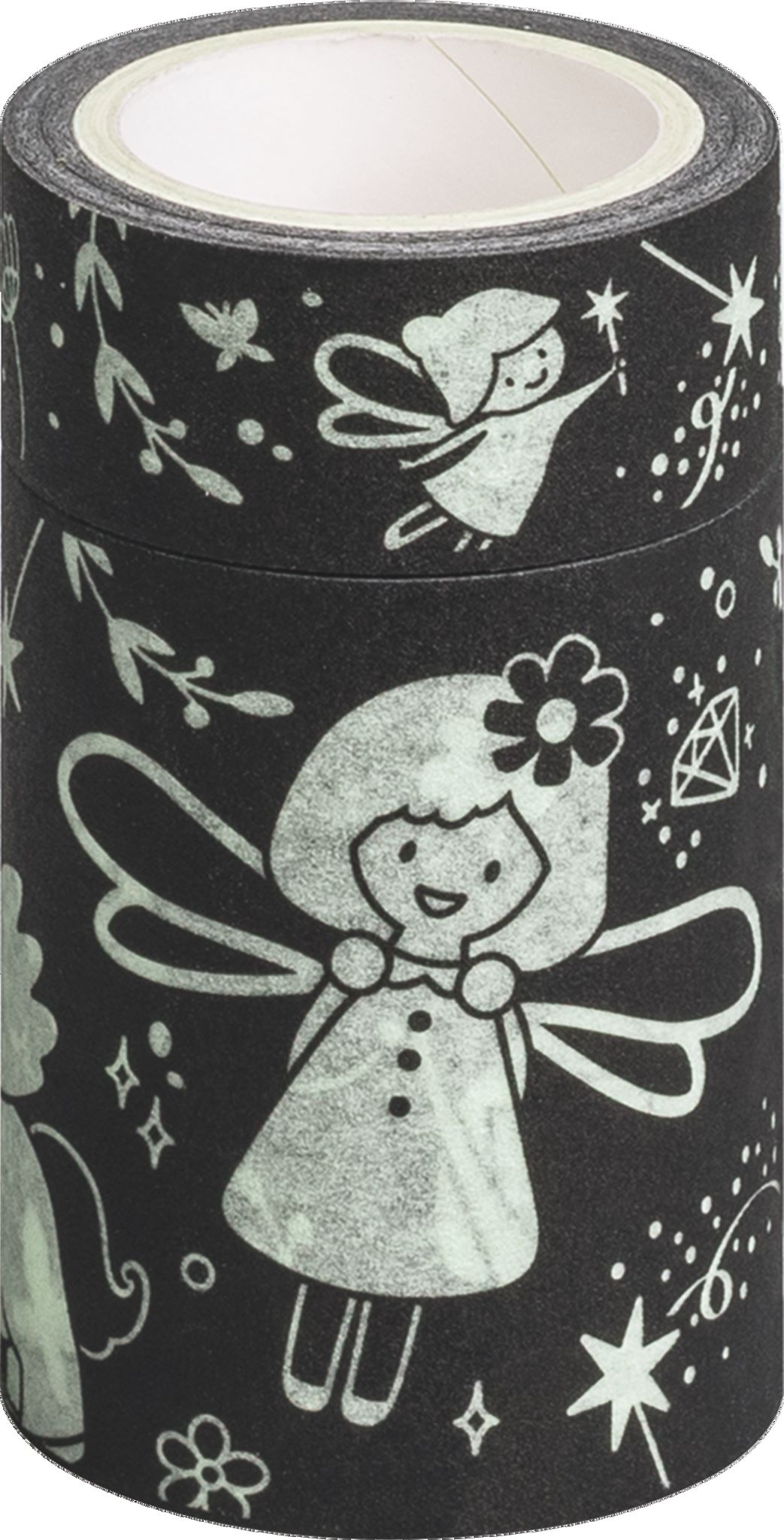 Ozdobná lepicí páska se světelným efektem, víly