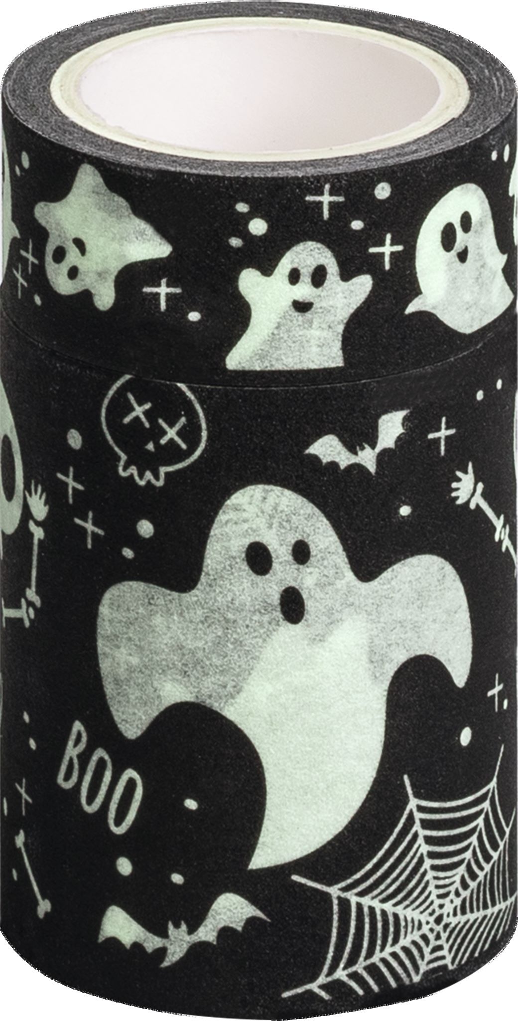 Ozdobná lepicí páska se světelným efektem, duchové