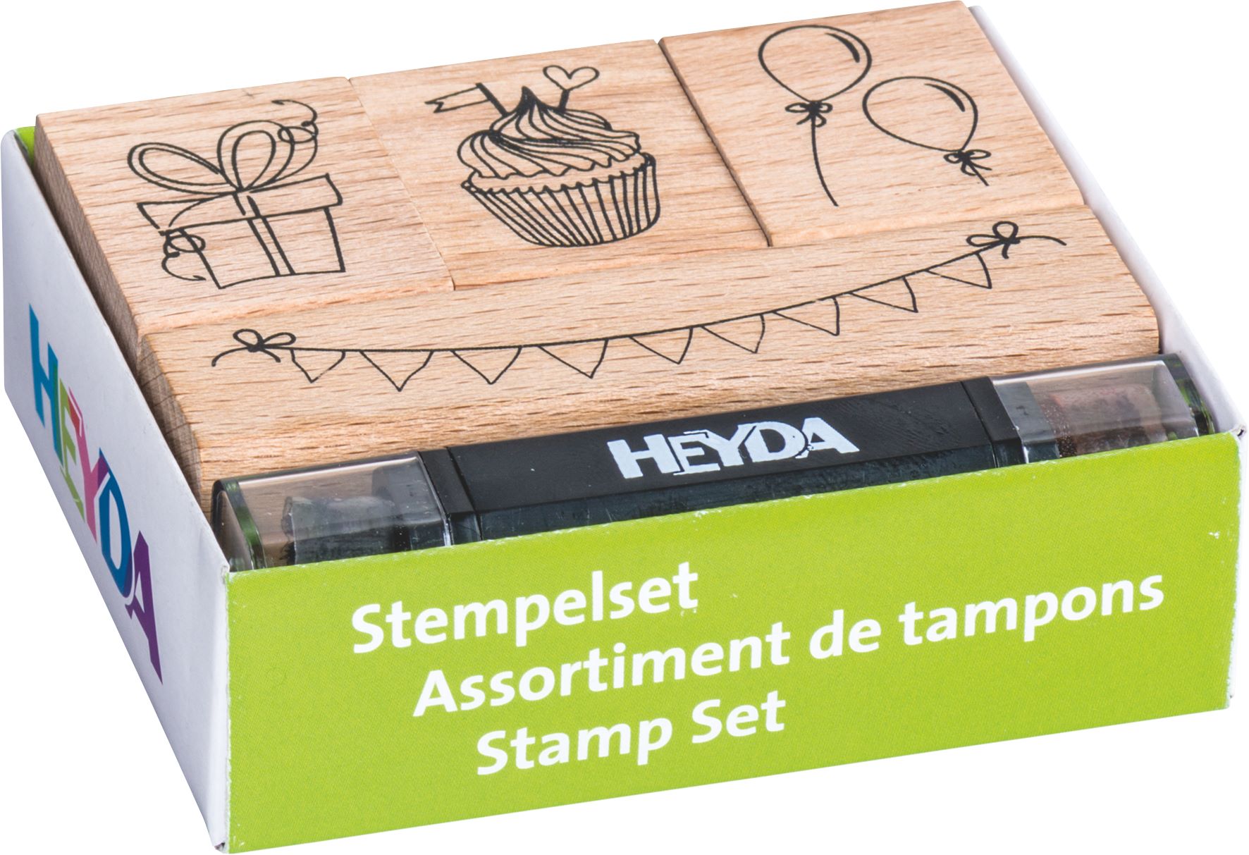 Razítkovací set - párty 4ks