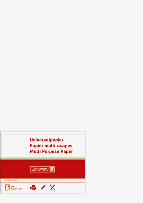 25 listů Universal papír A4 160g bílý