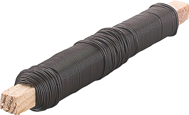 Vázací aranžovací drát O 0,65 mm × 35 m, hnědý