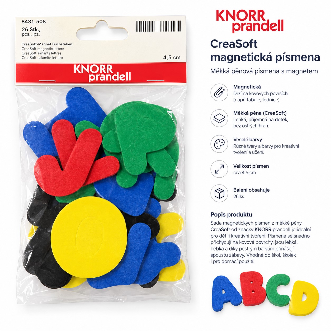 Magnetická písmena - abeceda