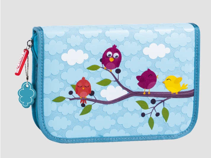 Penál naplněný Ptáčci, 2 klopy