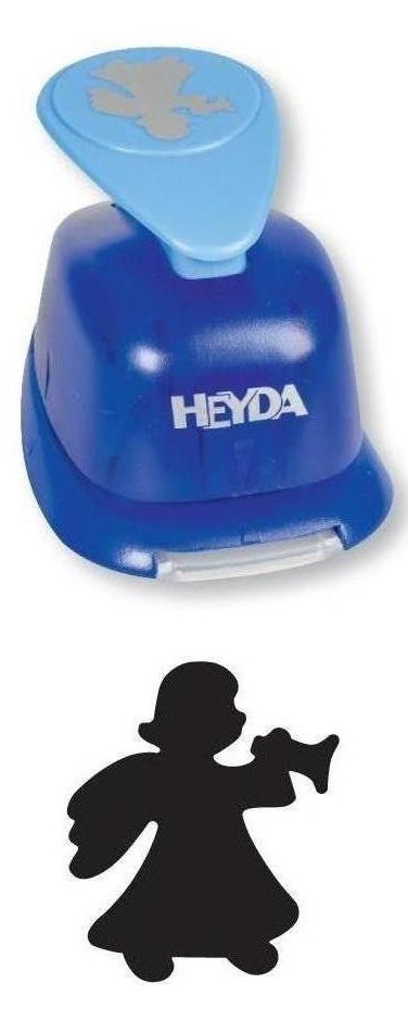 Děrovač modrý 25mm - andílek