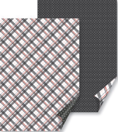 10 ks Karton 50x70 300g karo černý