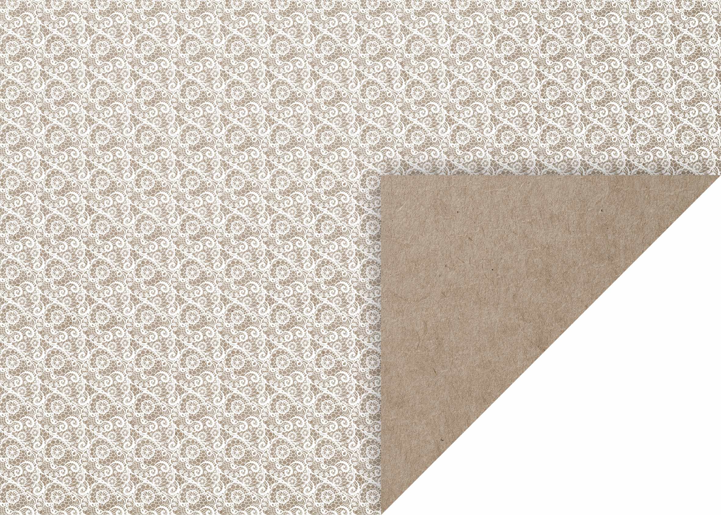 10 ks natur kartonů 50x70 220g krajka bílá