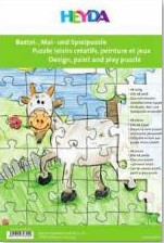 Puzzle A4 bílé 48 dílů pro vlastní tvorbu