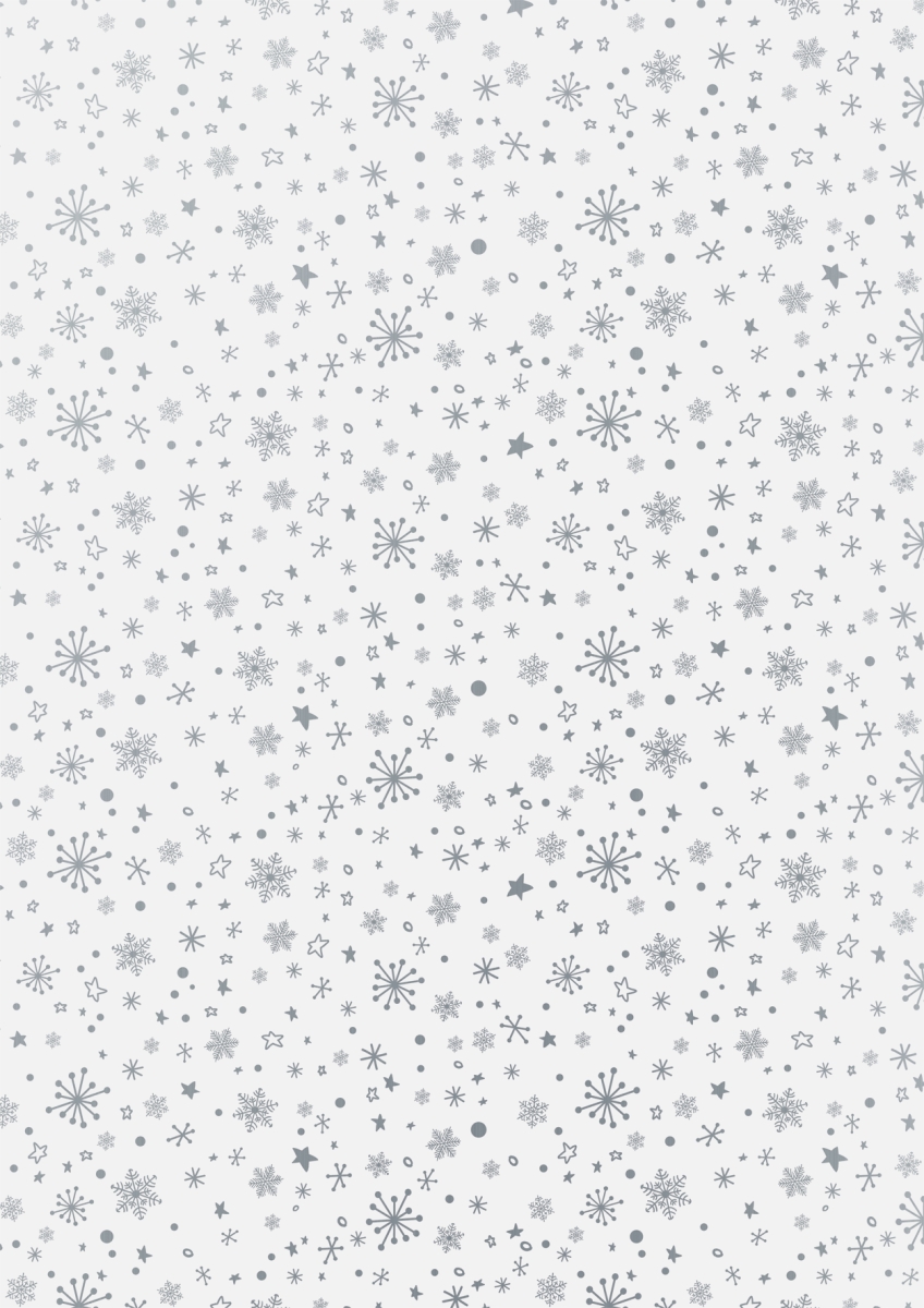 10 ks Transparentní papír origami A4 90g hvězdy stříbrný