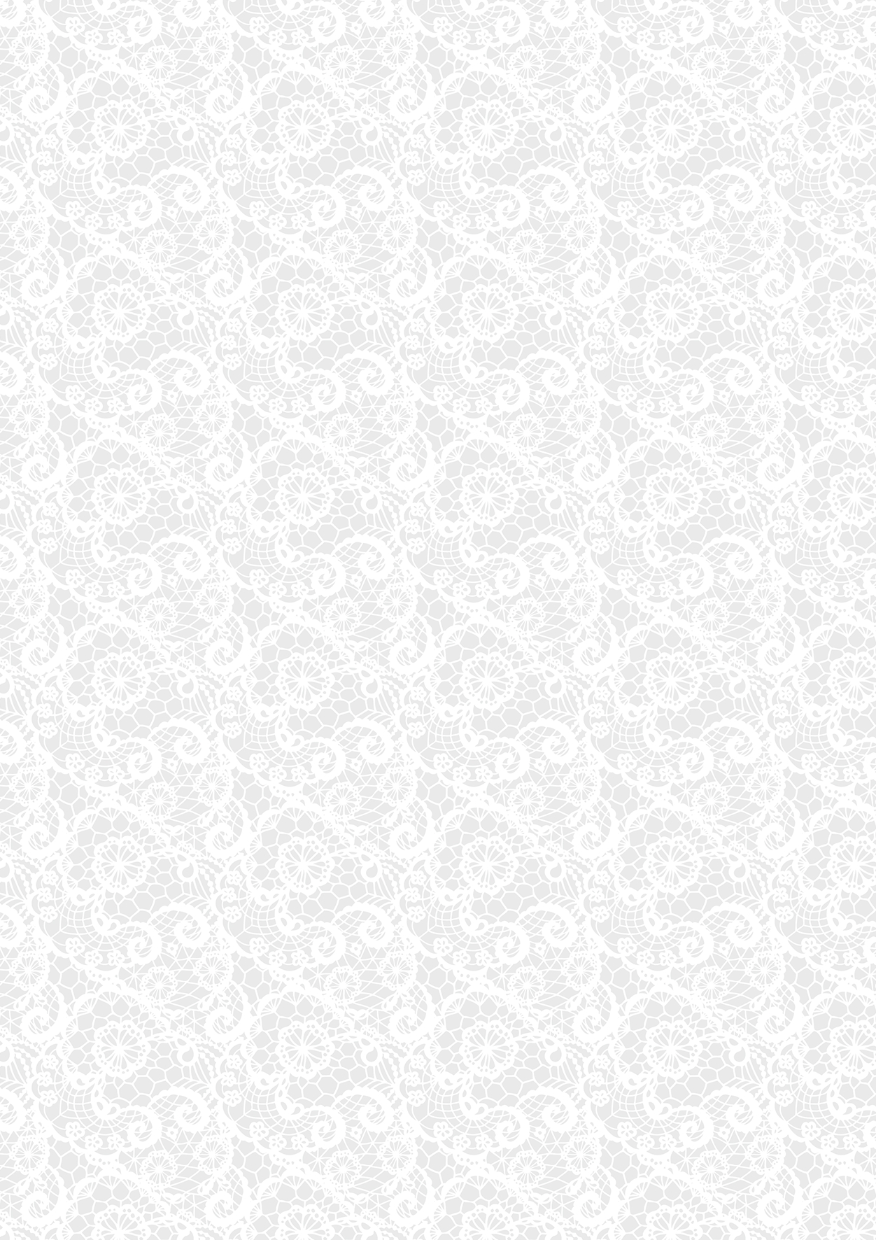 15 ks Transparentní papír A4 115g - krajka bílý