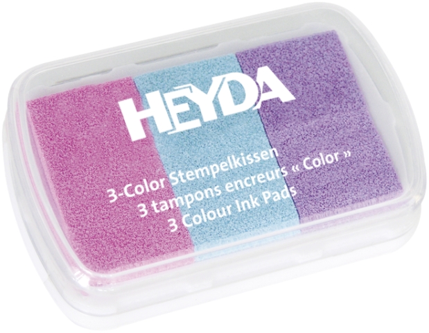 Razítkovací polštářek 3 barvy - baby