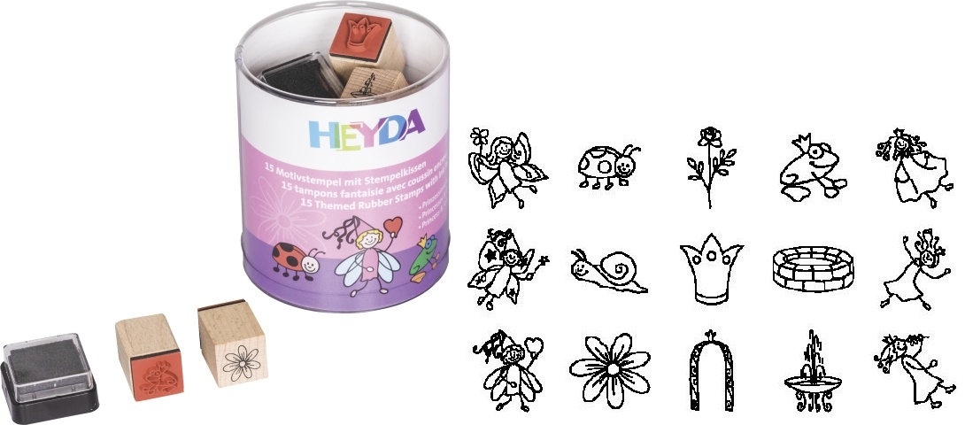 15 ks Razítka - princezny + víly