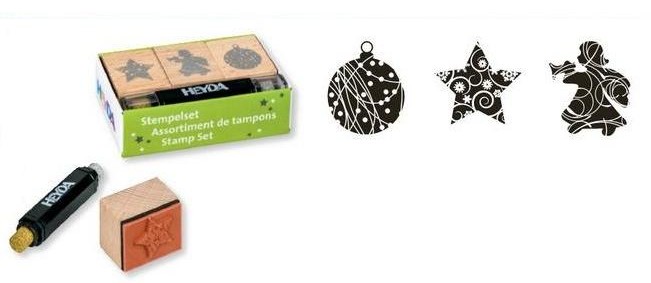 Razítkovací set - vánoce 3ks