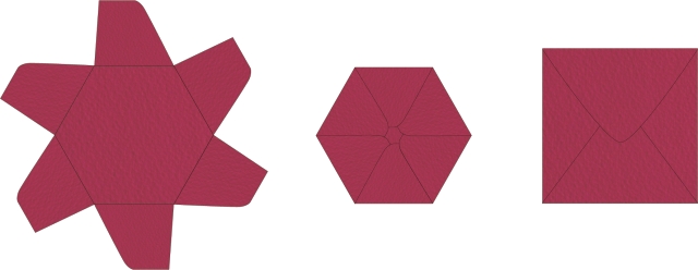 3 ks CLIP přání Hvězda - červená