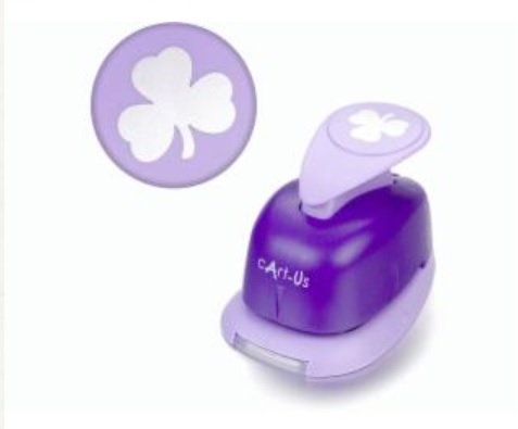 Děrovač fialový 15 mm - trojlístek