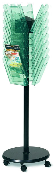 Stojan Mobile 24xA4 zelený, černá noha