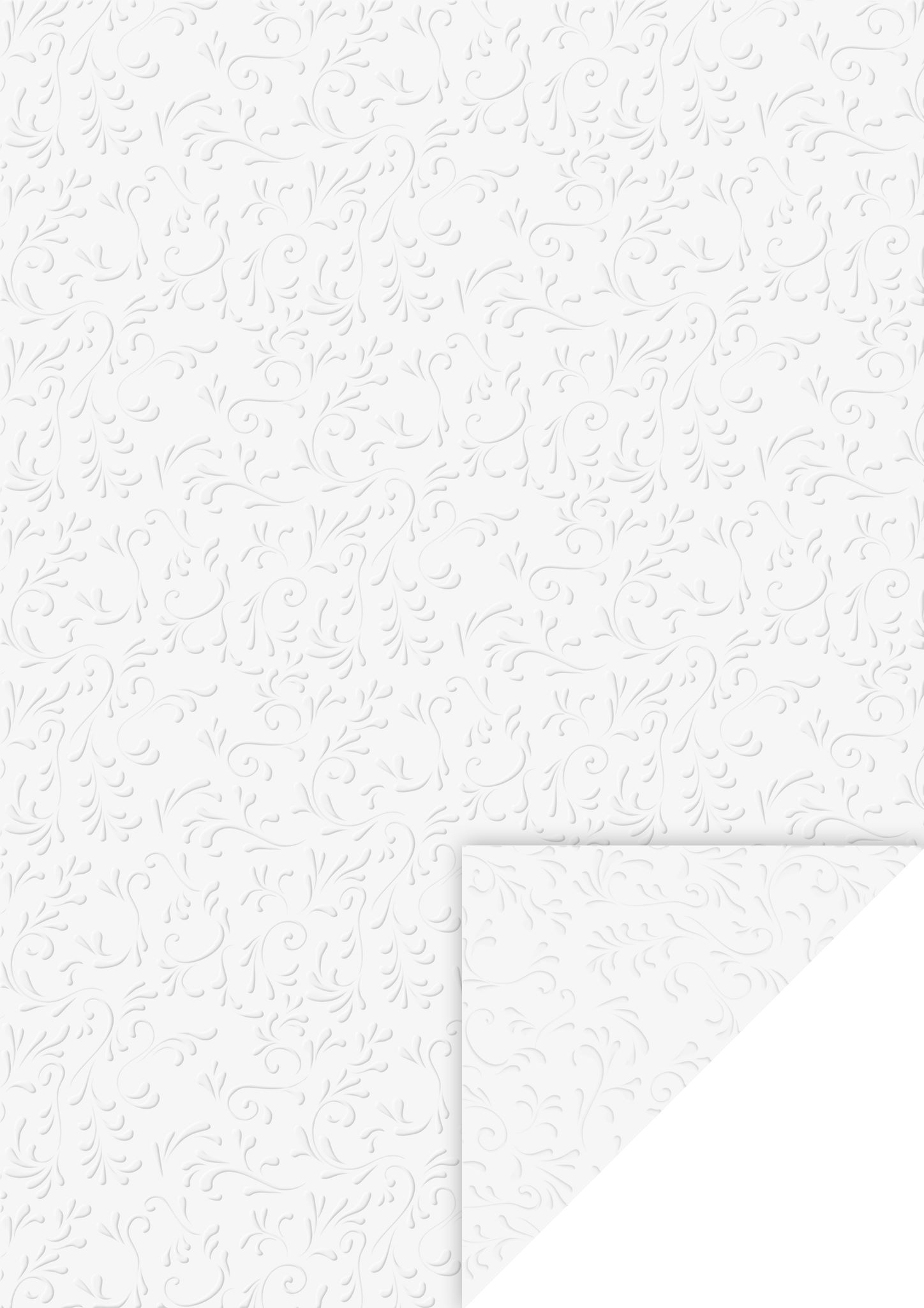 Reliéfní karton Roma bílý 20 ks, A4, 220g 