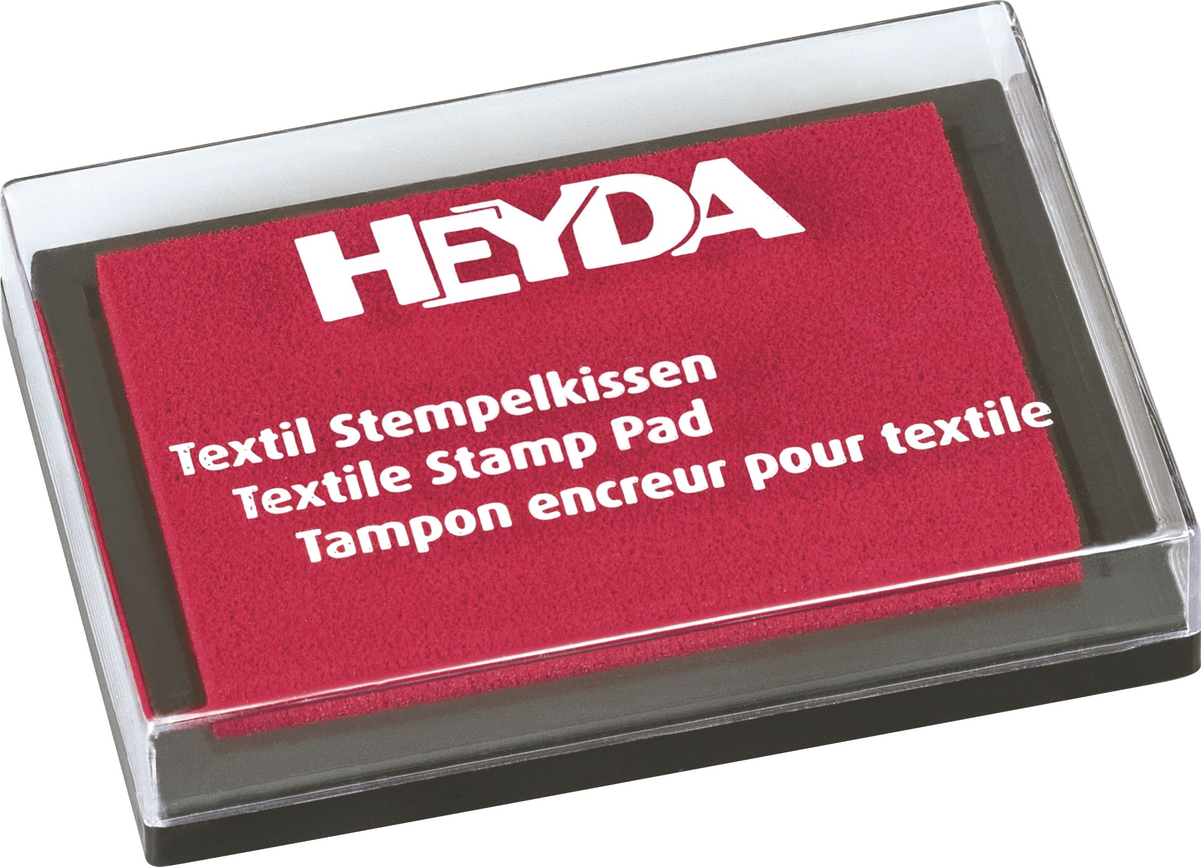 Razítkovací polštářek na textil - červený