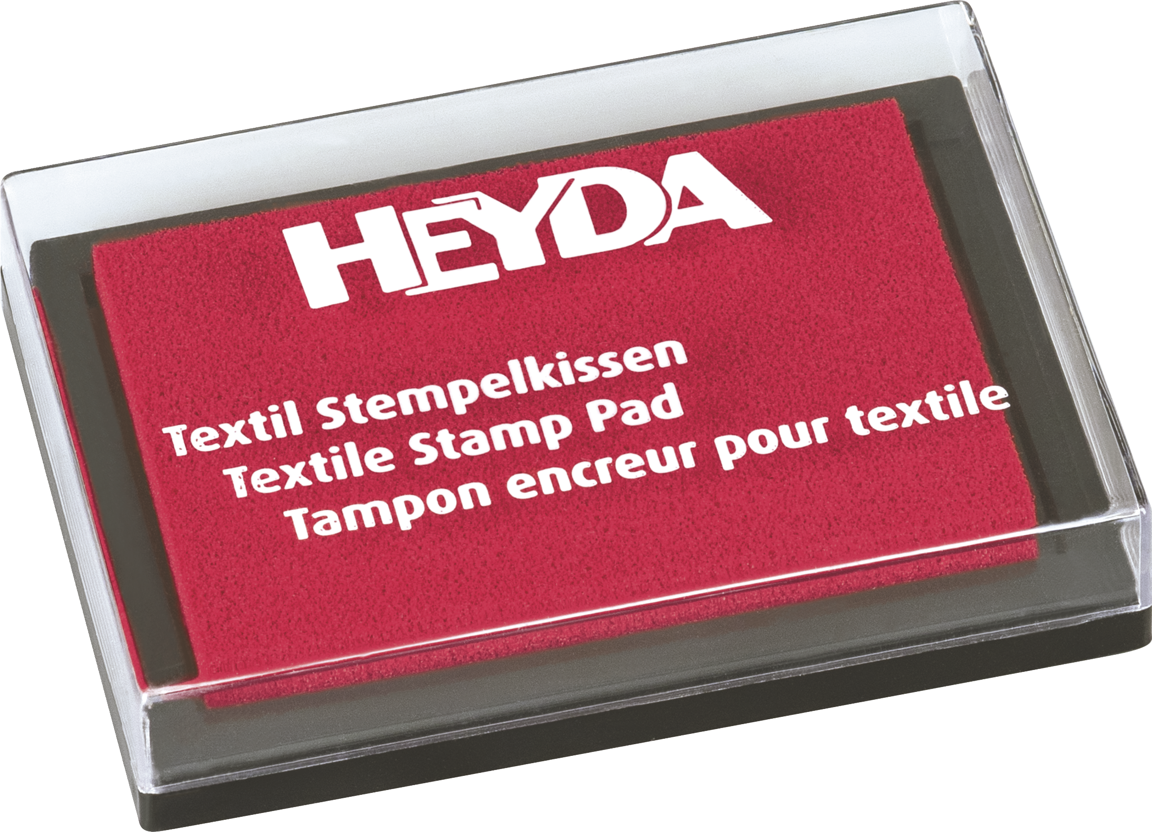 Razítkovací polštářek na textil - červený