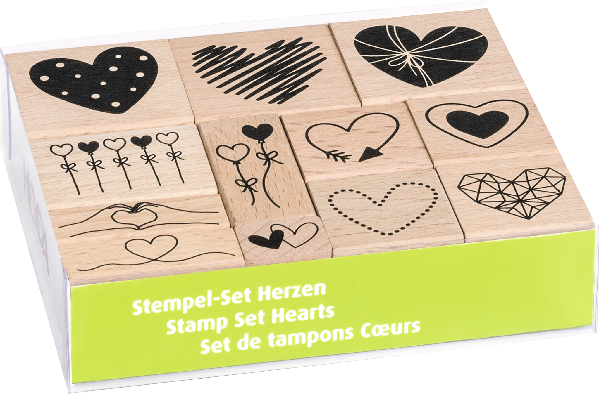 Set razítek srdíčka