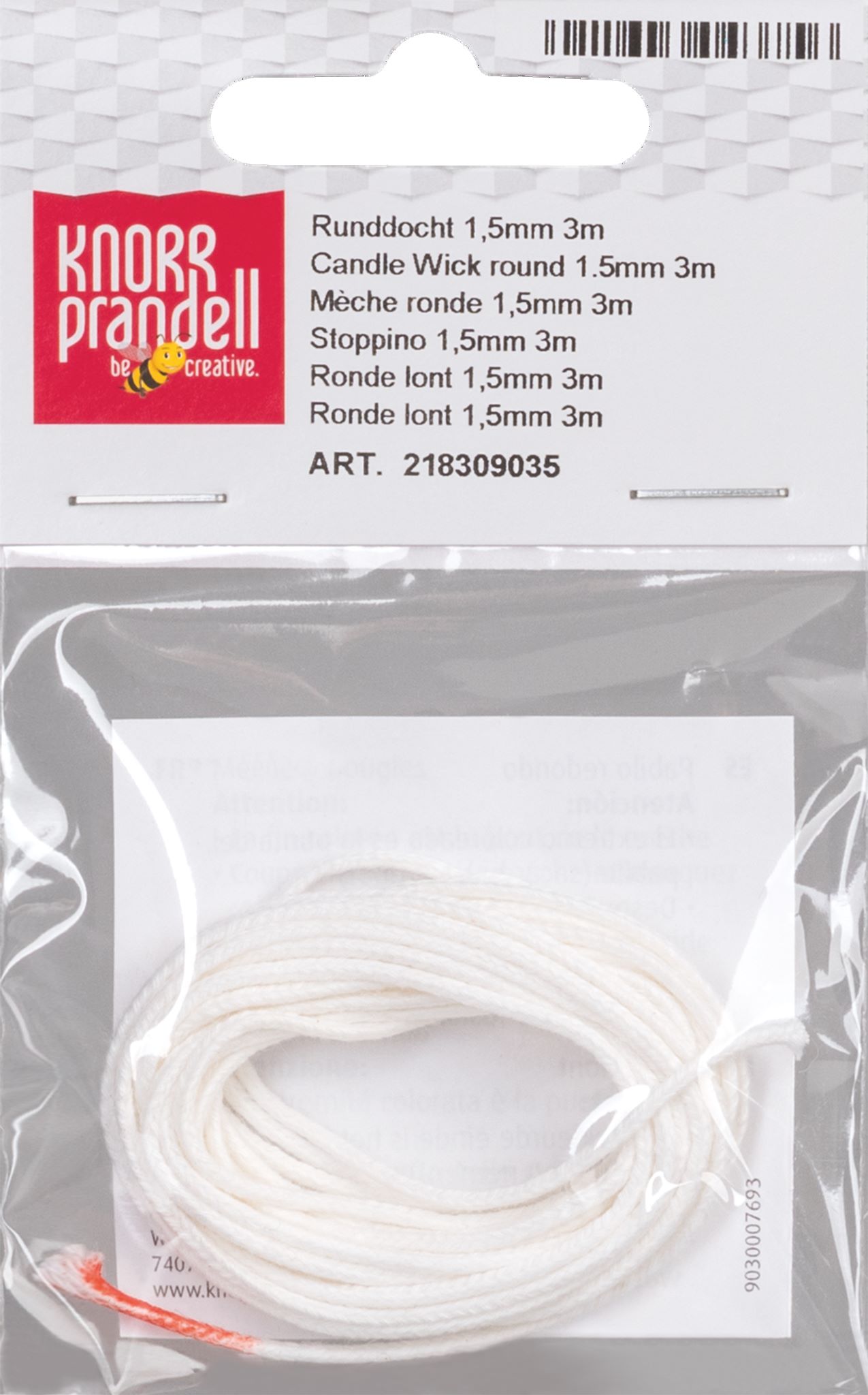 Kulatý knot délka 3m, průměr 1,5 mm