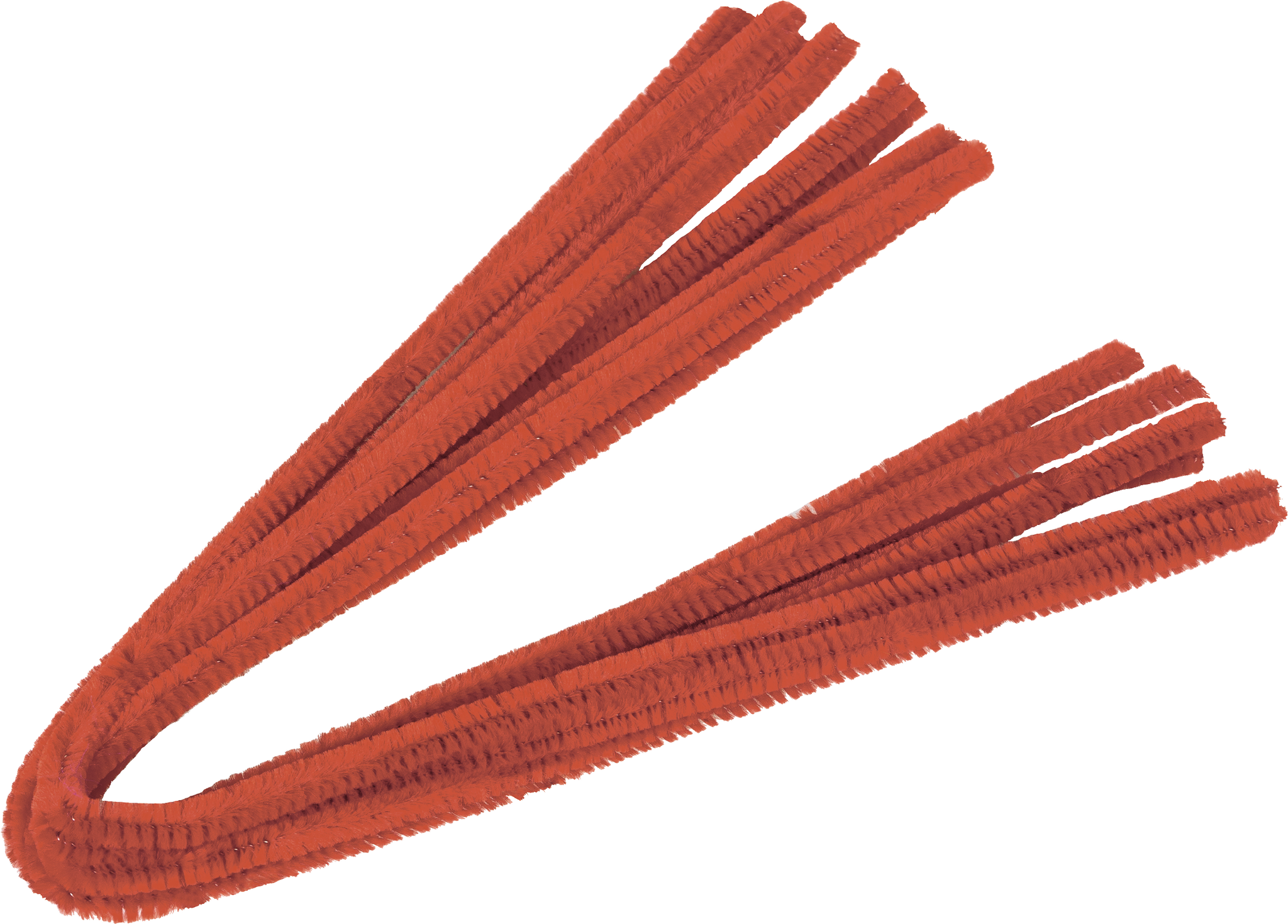 Žinylkový drát 50cm x 8mm, 10ks červený