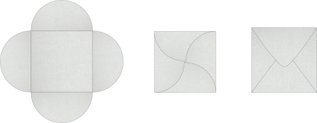 AKCE 3 ks CLIP přání Květina - stříbrná